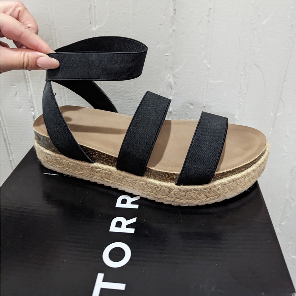 Torrid Stretch Band Espadrille Flatform (WW)